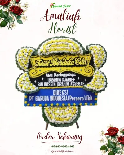 Papan Bunga Duka di Perbawati